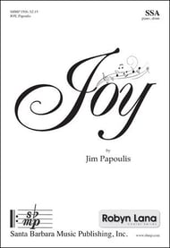 Joy SSA choral sheet music cover Thumbnail